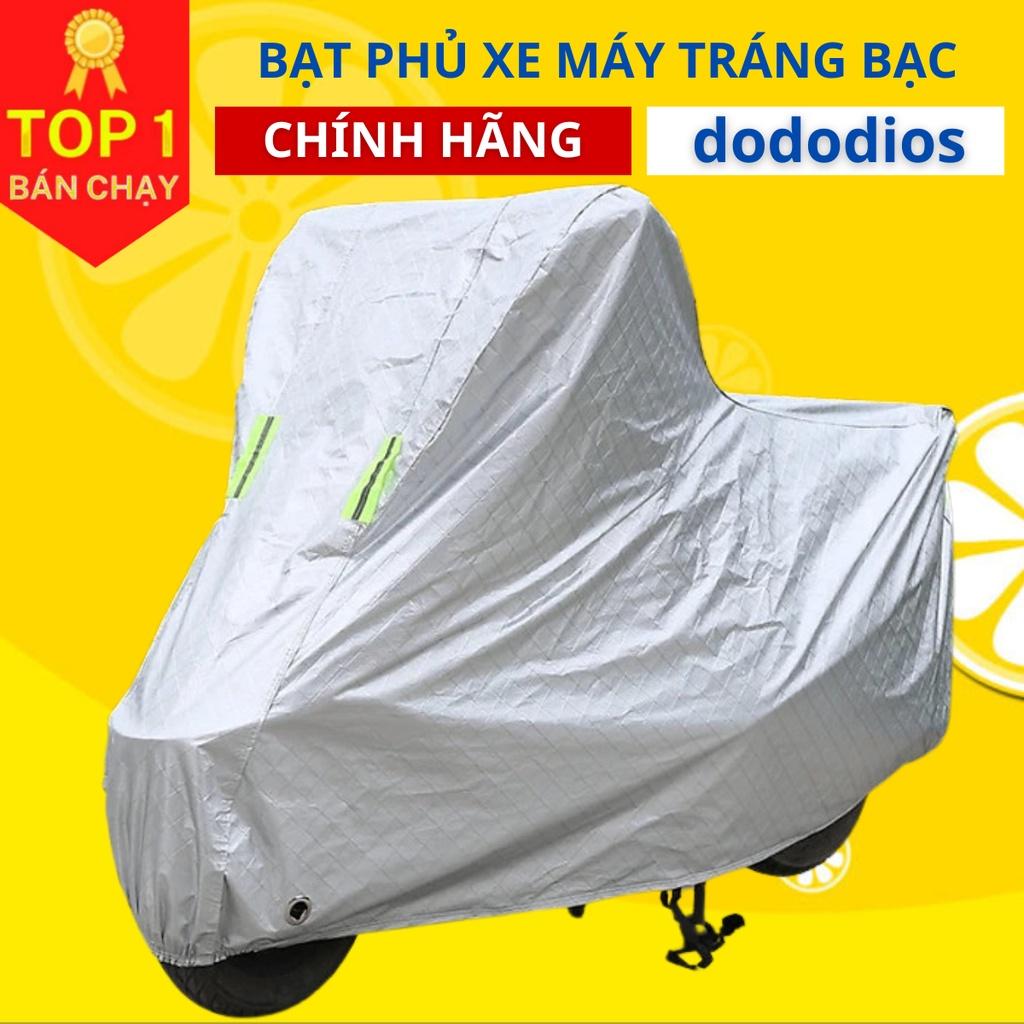 Bạt phủ xe máy tráng bạc ngăn cản tối đa tia UV và sức nóng làm hư hại xe hãng dododios