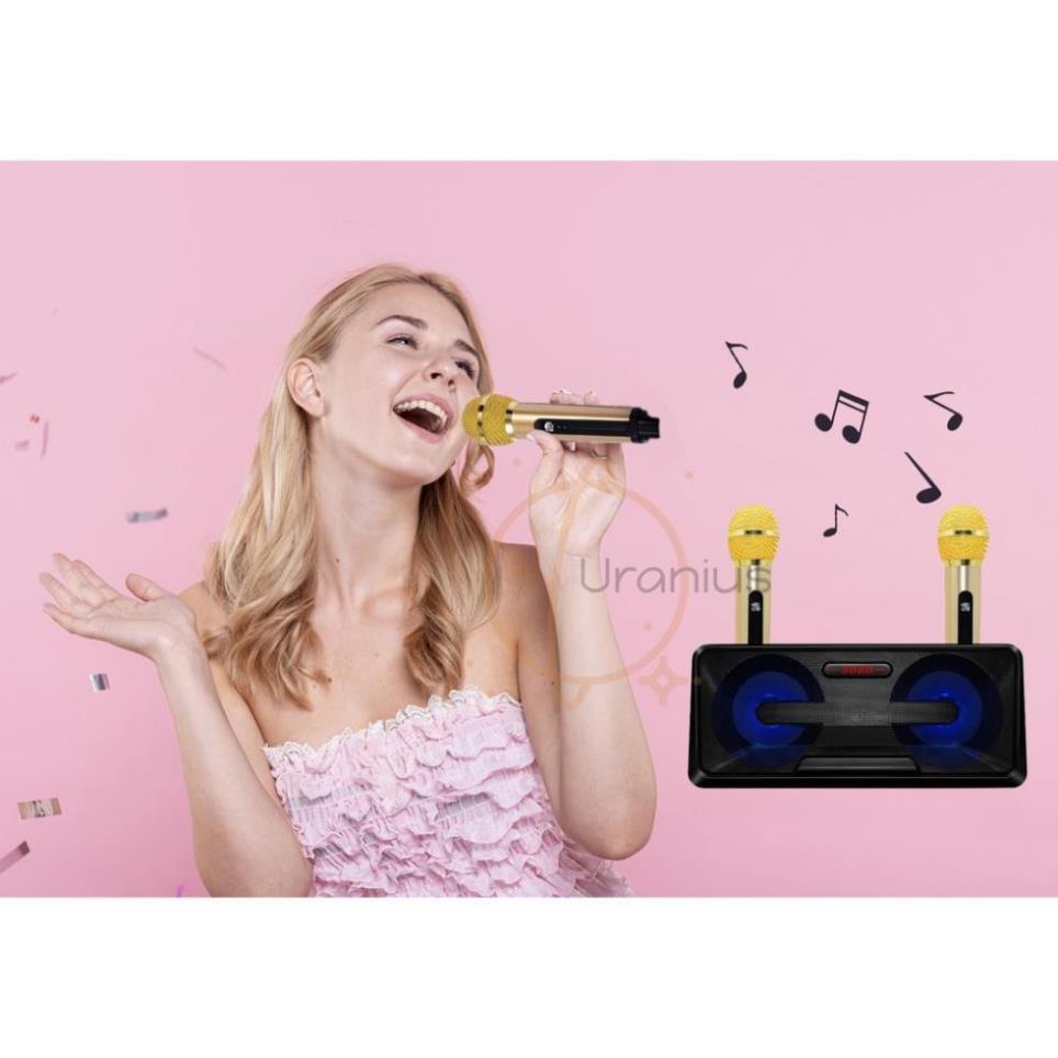 Loa Kèm Mic Karaoke Bluetooth SD 301 Cao Cấp, Âm Thanh Cực Đỉnh