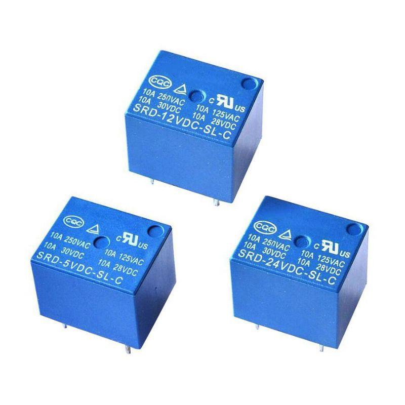 Relay 5V 12V 24V điều khiển tải điện áp tải 220V 10A