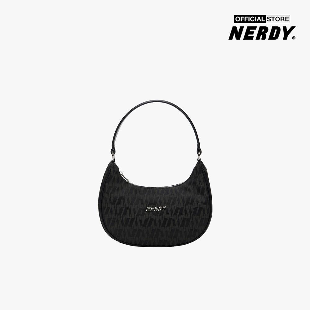 NERDY - Túi đeo vai nữ DNA Monogram Two Way Hobo PNES22AA07