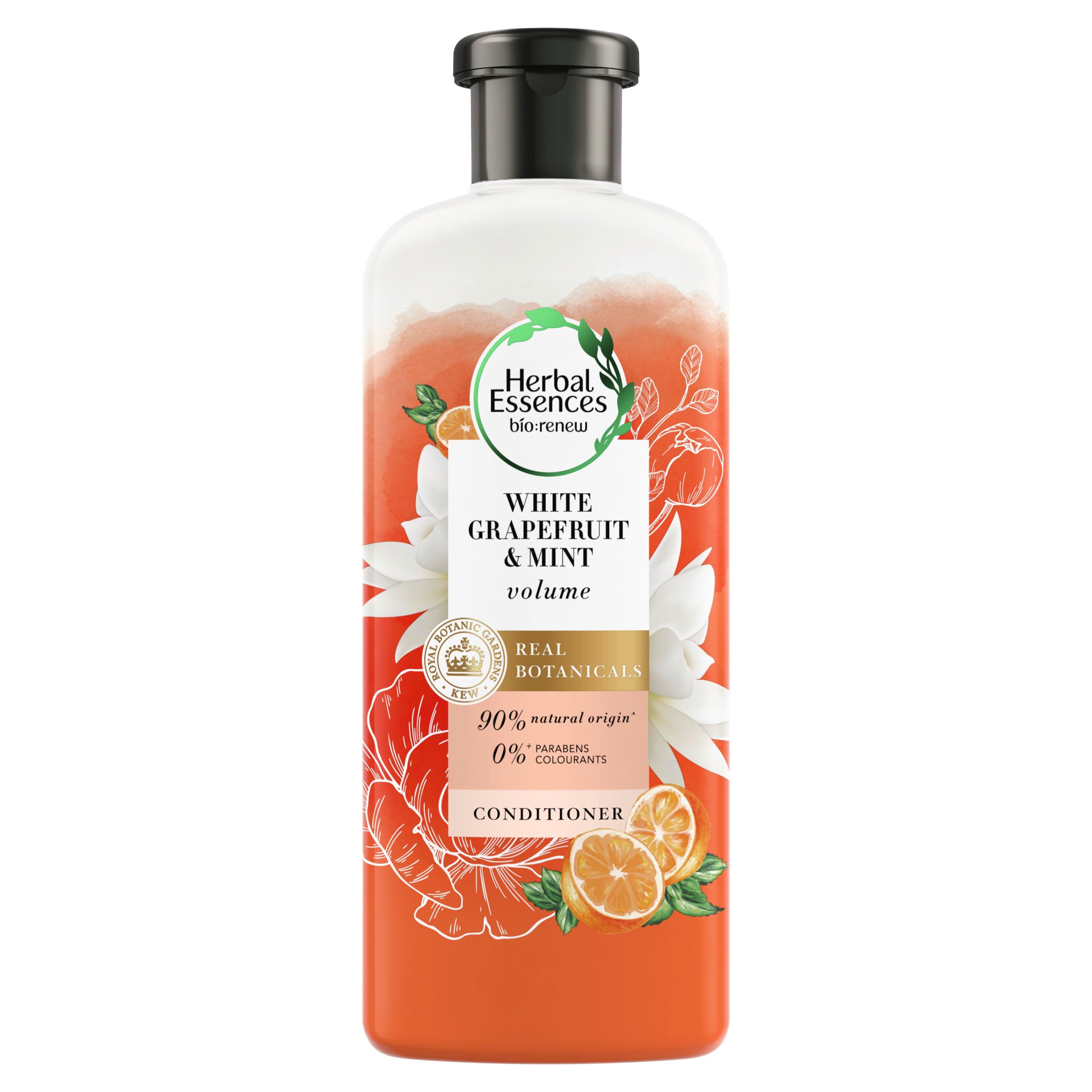 Dầu Xả Herbal Essences White Grapefruit &amp; Mint Volume Bưởi và Bạc Hà 400ml