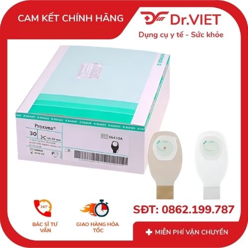 Túi phân 1 mảnh khóa kẹp PROXIMA - 30 Túi