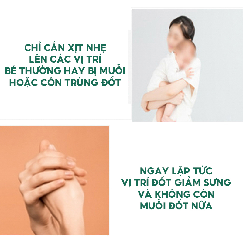 Chai Xịt Chống Muỗi Phun Sương Có Hương Hoa Cỏ Tự Nhiên Chống Ngứa Hiệu Quả Phù Hợp Mọi Làn Da