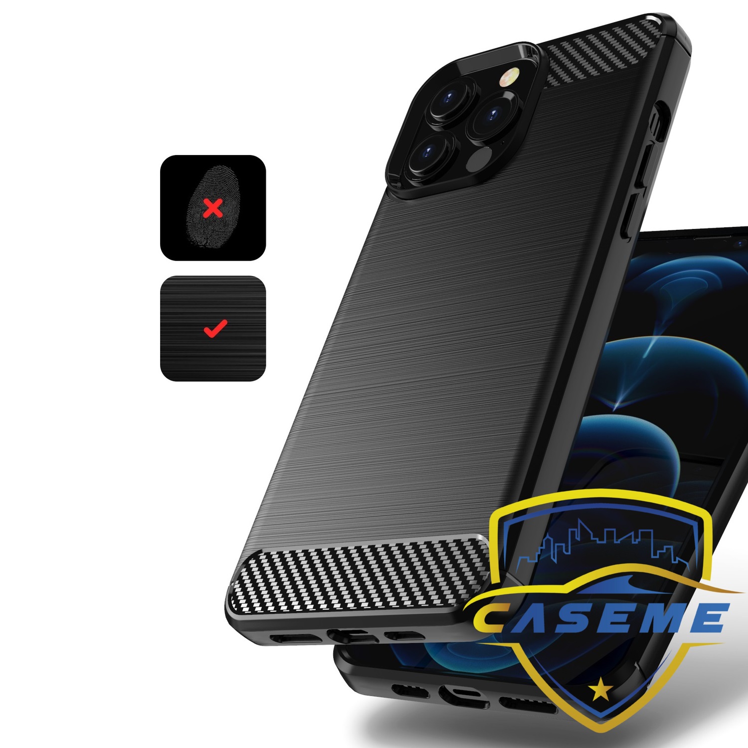 Ốp lưng Rugged Shield dành cho iPhone 13 Pro Max cao cấp chống sốc - Hàng Chính Hãng