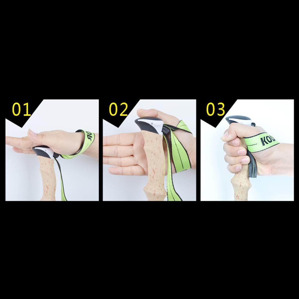 Carbon Fiber Telescopic Skiing Climbing Stick Trekking Hiking Pole