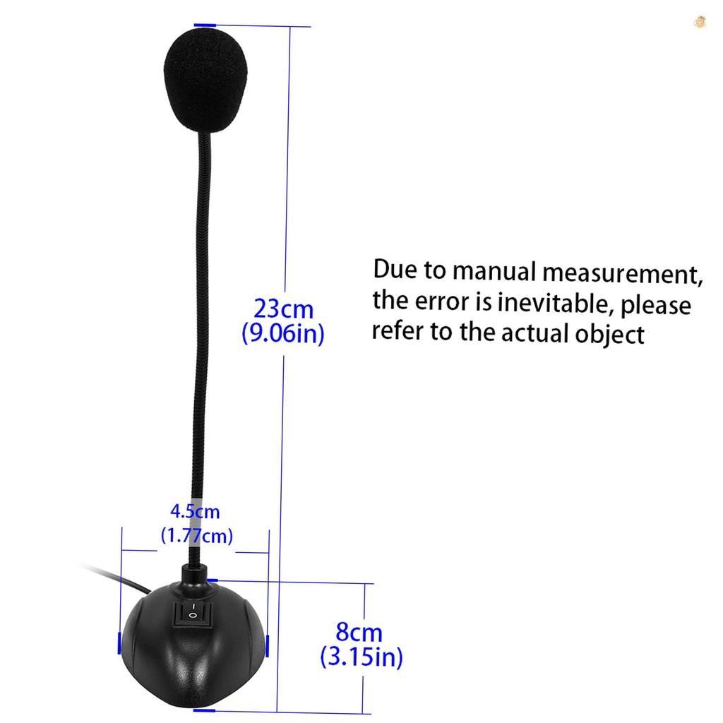 Micro Để Bàn Có Dây Với Giắc Cắm 3.5mm Dành Cho Máy Tính