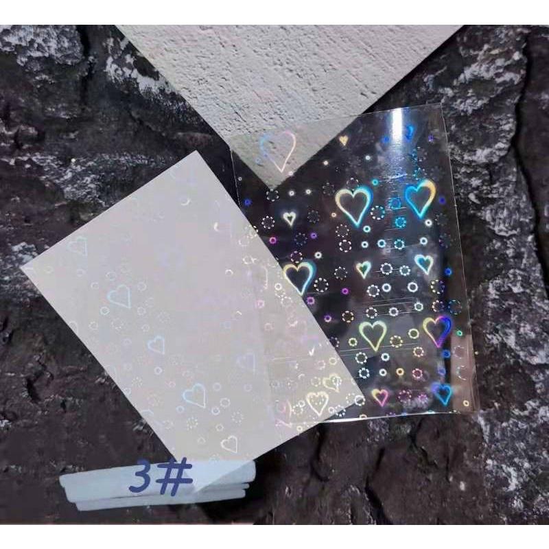 Sticker Nail lấp lánh phát sáng 5D