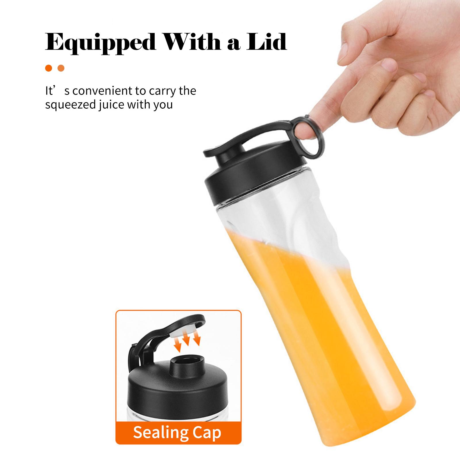 600mL Portable Juicer Electric Mixer Cup Smoothie Blender Shakes Fruit Vegetable Machine Milkshake Extractor