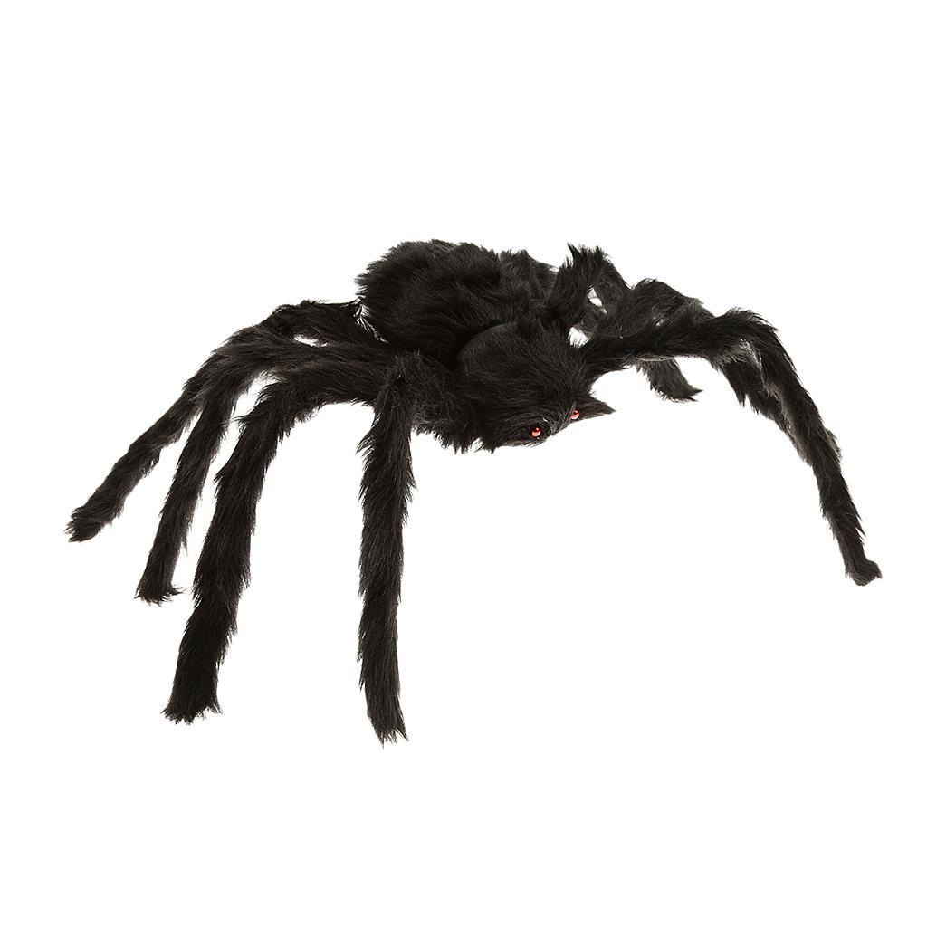 Black Large Spider Halloween Decoration Haunted House Prop Indoor Outdoor