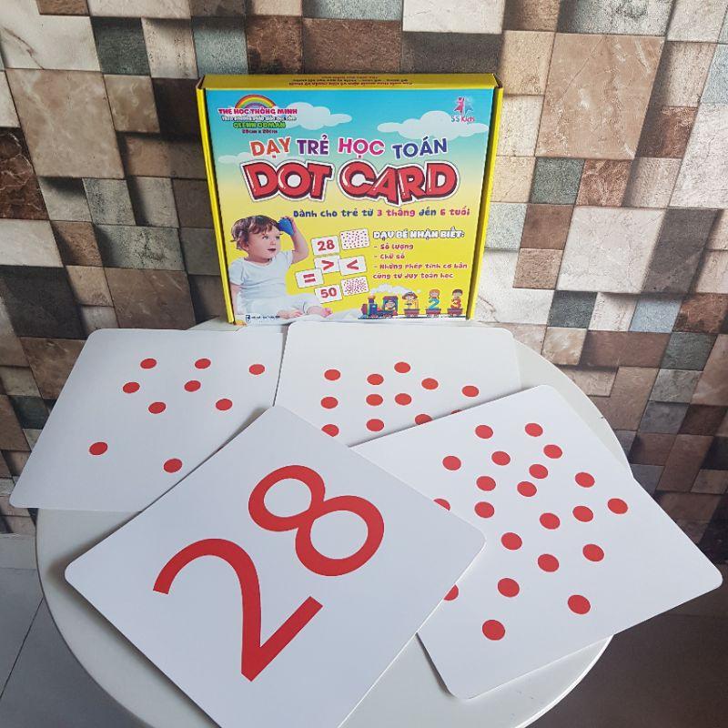 Bộ thẻ Flashcard Dot Card dạy trẻ học toán cho bé từ 3 tháng đến 6 tuổi