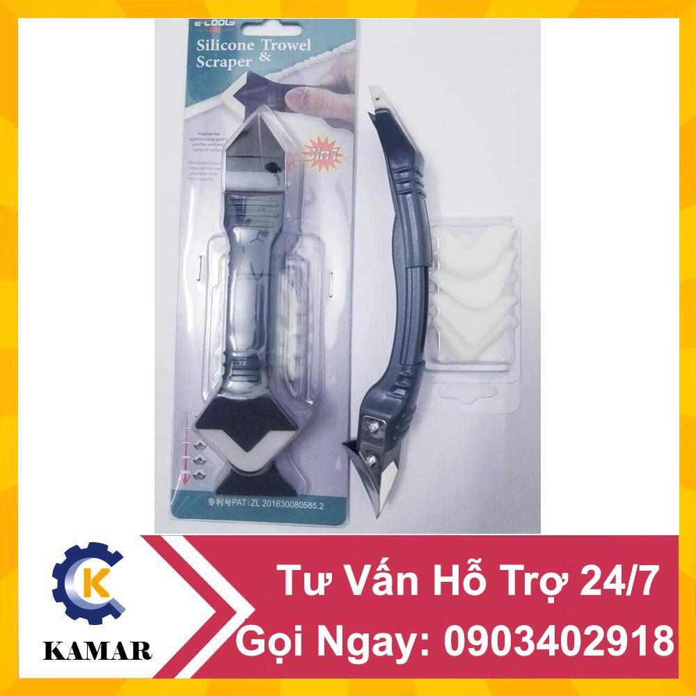 Dụng cụ làm sạch và vuốt keo silicone đa năng 3 trong 1