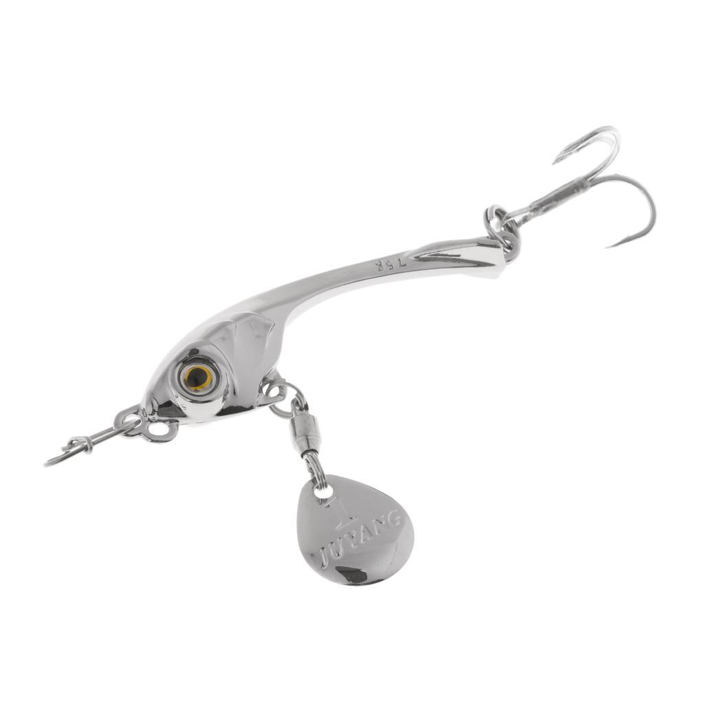 Durable Fake Fishing Lures Metal Spoon Baits Lures Set With Fishing Hook