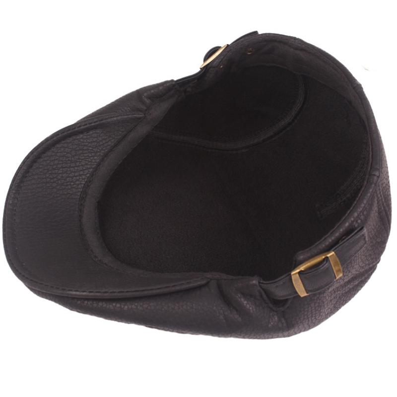 HT2792 Mũ Nồi Thu Đông Bộ Đội Nón Nam Da Cao Cấp Nón Nam Ivy Newsboy Phẳng Nón Nghệ Sĩ Họa Sĩ Nón áo Mũ Nồi Nắp