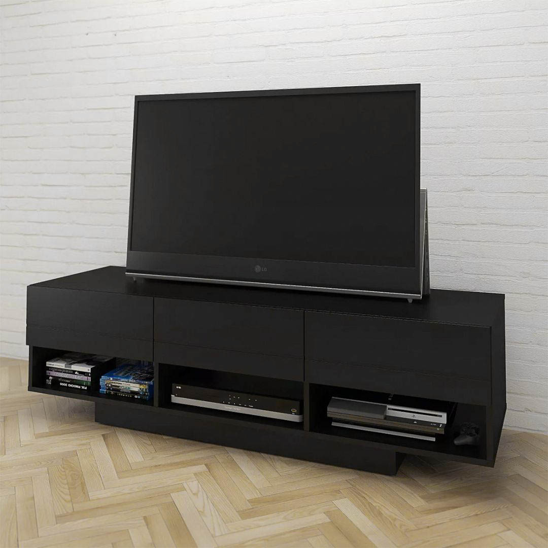 Kệ tivi gỗ hiện đại SMLIFE Triela | Gỗ MDF dày 17mm chống ẩm | D150xR44xC45cm