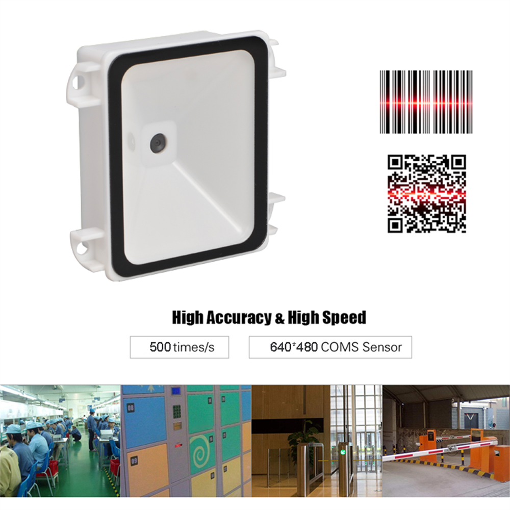 Máy Quét Mã Vạch 1D 2D USB Đầu Đọc Mã Vạch QR Giao Diện USB RS232 TTL Máy Quét Mã Vạch Kiosk Nhỏ Cố Định Gắn Máy Bán Hàng Tự Động