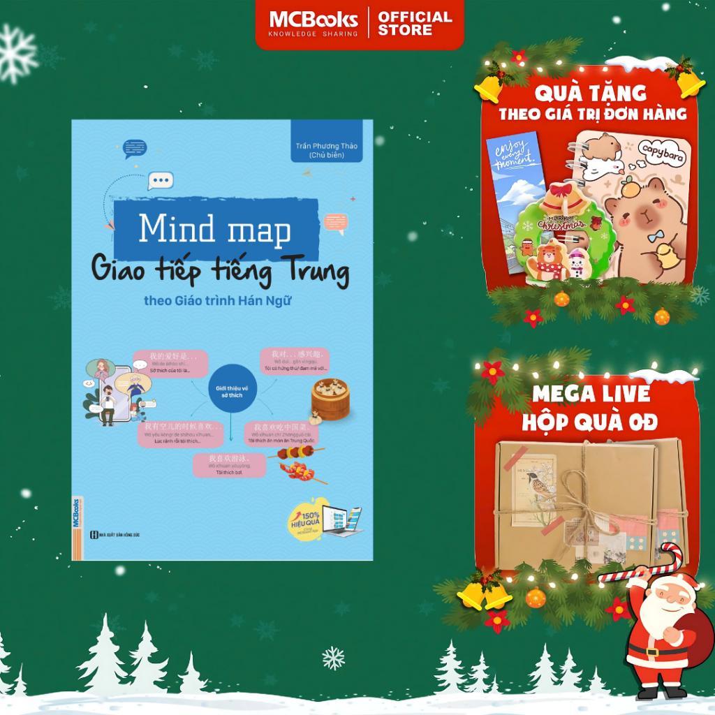 Sách - Mindmap Giao Tiếp Tiếng Trung Theo Giáo Trình Hán Ngữ - MCBooks