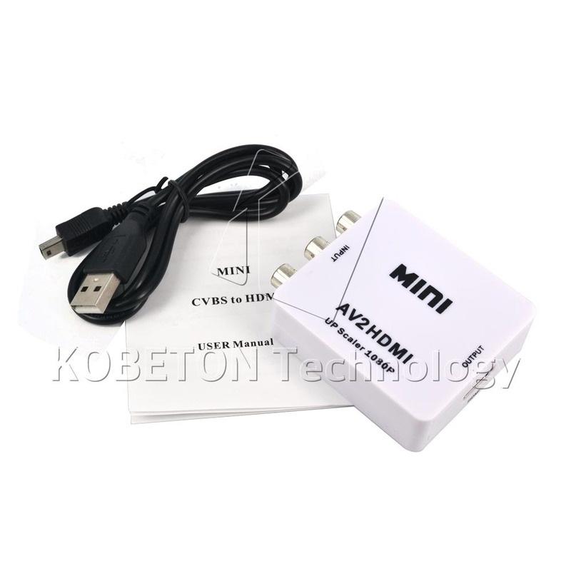 Đầu Chuyển Đổi Cổng HD 1080P Sang Cổng RCA AV Sang HDMI CVBS Tiện Dụng