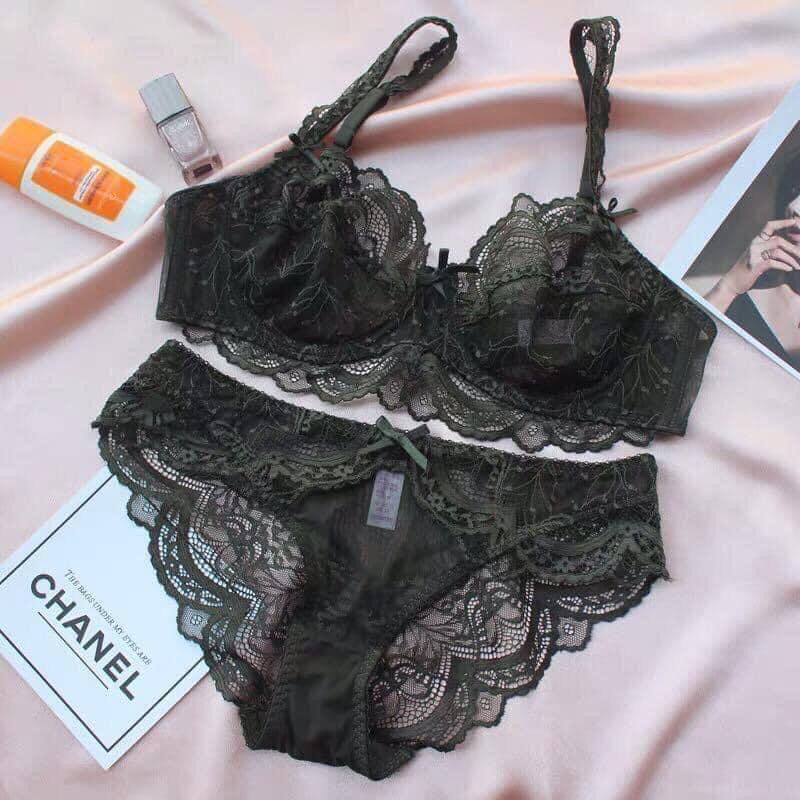 Đồ Lót Ren Không Đệm - Set Đồ Lót Ren Có Gọng - Bộ Đồ Lót Ren Sexy - Bộ Đồ Lót Ren Không Đệm Mút