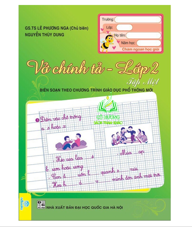 Sách - Combo 2 cuốn Vở Chính Tả Lớp 2