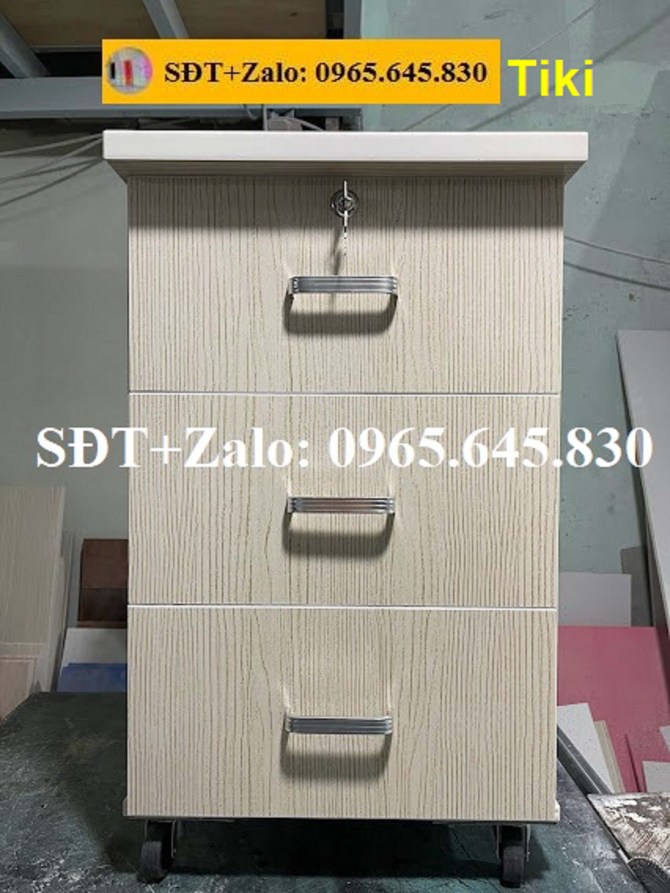 Tủ, Kệ Đầu Giường Nhựa Đài Loan Cao 70cm Ngang 42cm Màu Gỗ Sồi 896