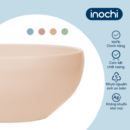 Bát nhỏ Inochi - Amori 415 ml màu Cam/Xanh/Hồng