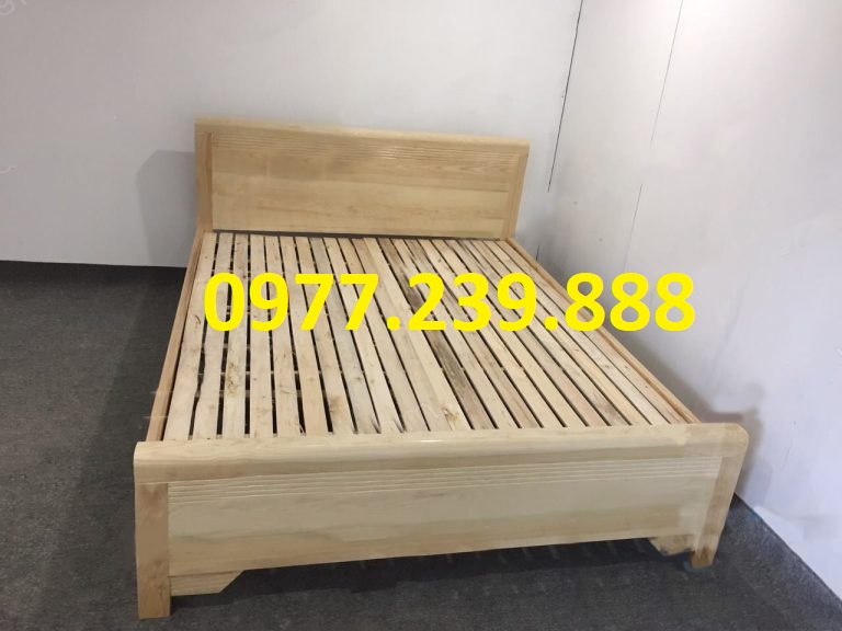 giường gỗ sồi nga 200x220cm