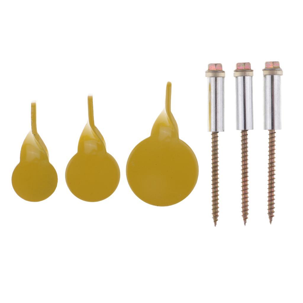3pcs Shooting Training Target Plinking Spinner Target for Hunting Practice