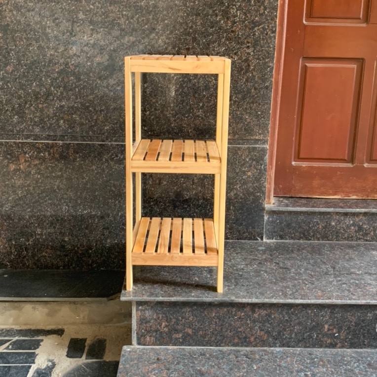 Giá gỗ vuông đa năng 3 tầng