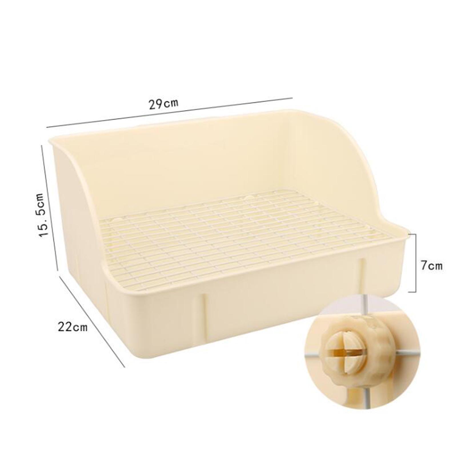 Rabbit  Anti Splashing Potty Trainer for Hamster Guinea Pigs Bunny