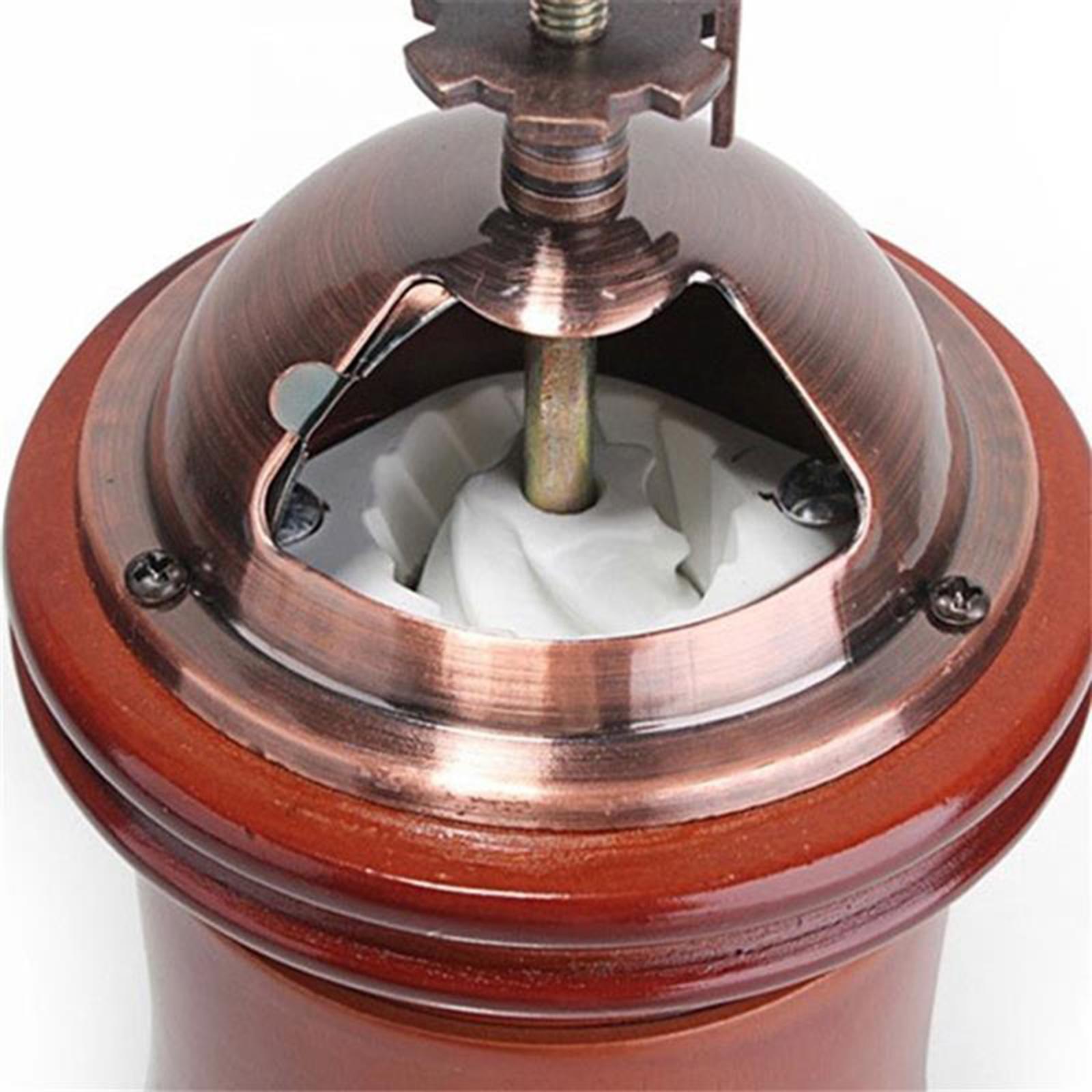 Manual Coffee Grinder Coffee Bean Grinder Vintage Antique Wooden Hand Crank