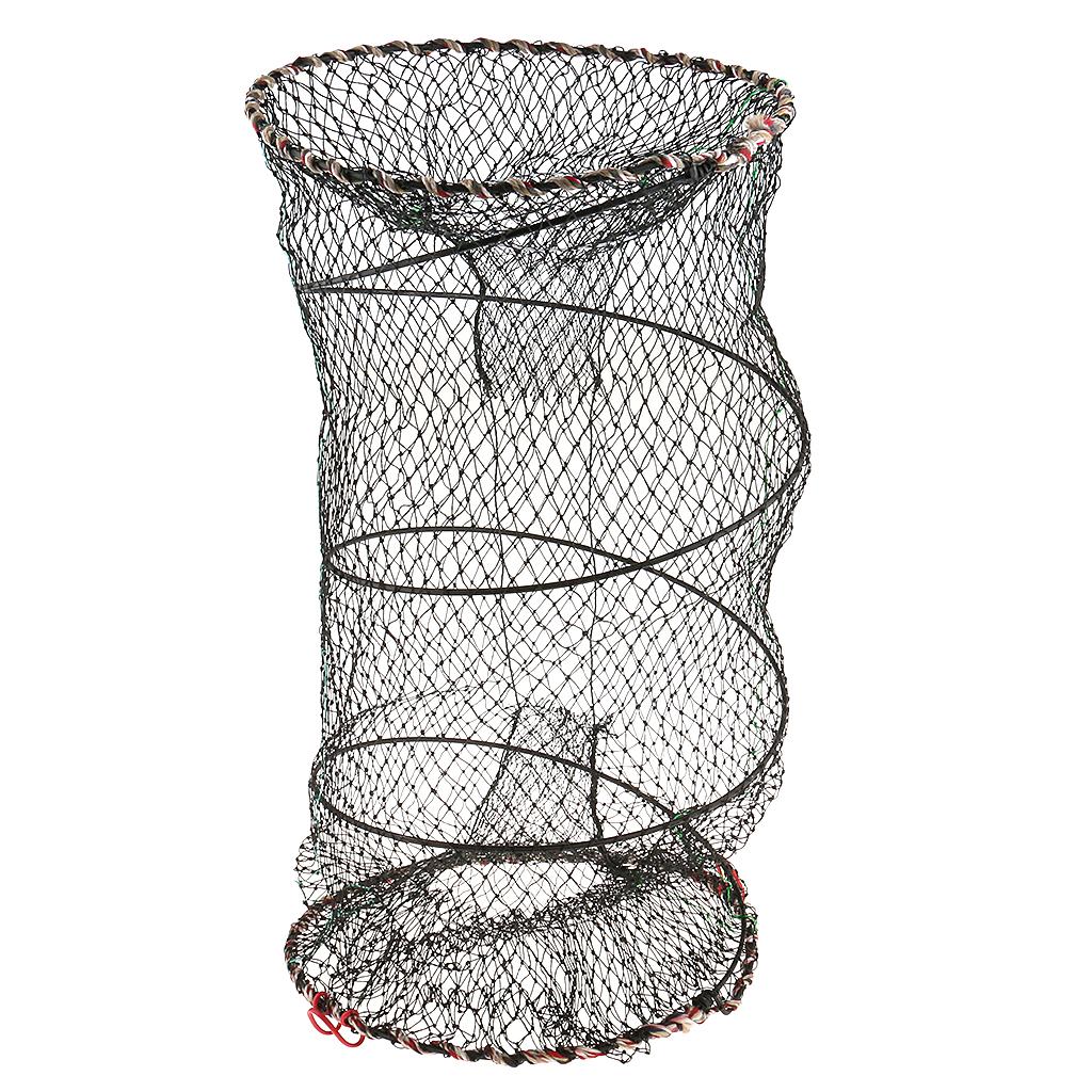 Foldable  Net Trap Cast Dip Cage Fishing   Crawfish Shrimp 25x45cm