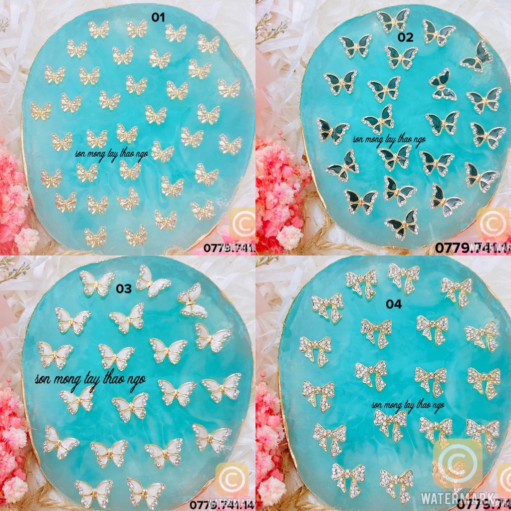 (Hàng mới về) Charm đính móng kim loại siêu xinh dành cho Nail 7k/cái