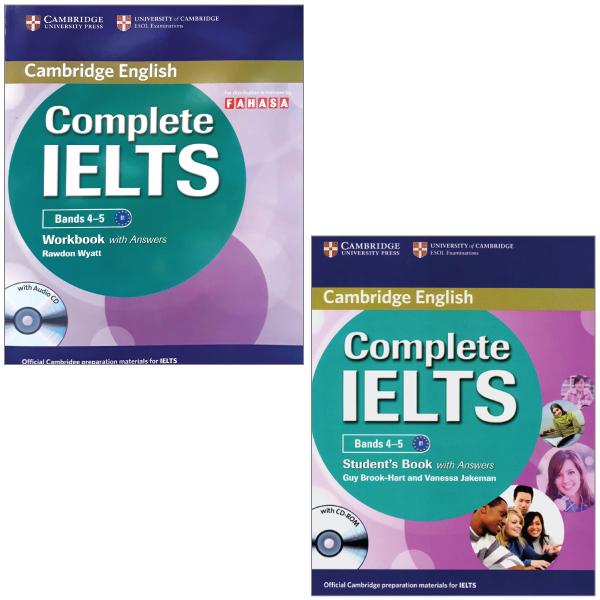 Combo Complete IELTS B1 Student's Book + Workbook with answer (CD-ROM &amp; Audio CD) (Bộ 2 Cuốn)