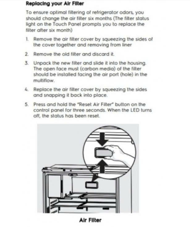 TẤM THAN HOẠT TÍNH LỌC MÙI TỦ LẠNH ELECTROLUX - HÀNG CHÍNH HÃNG