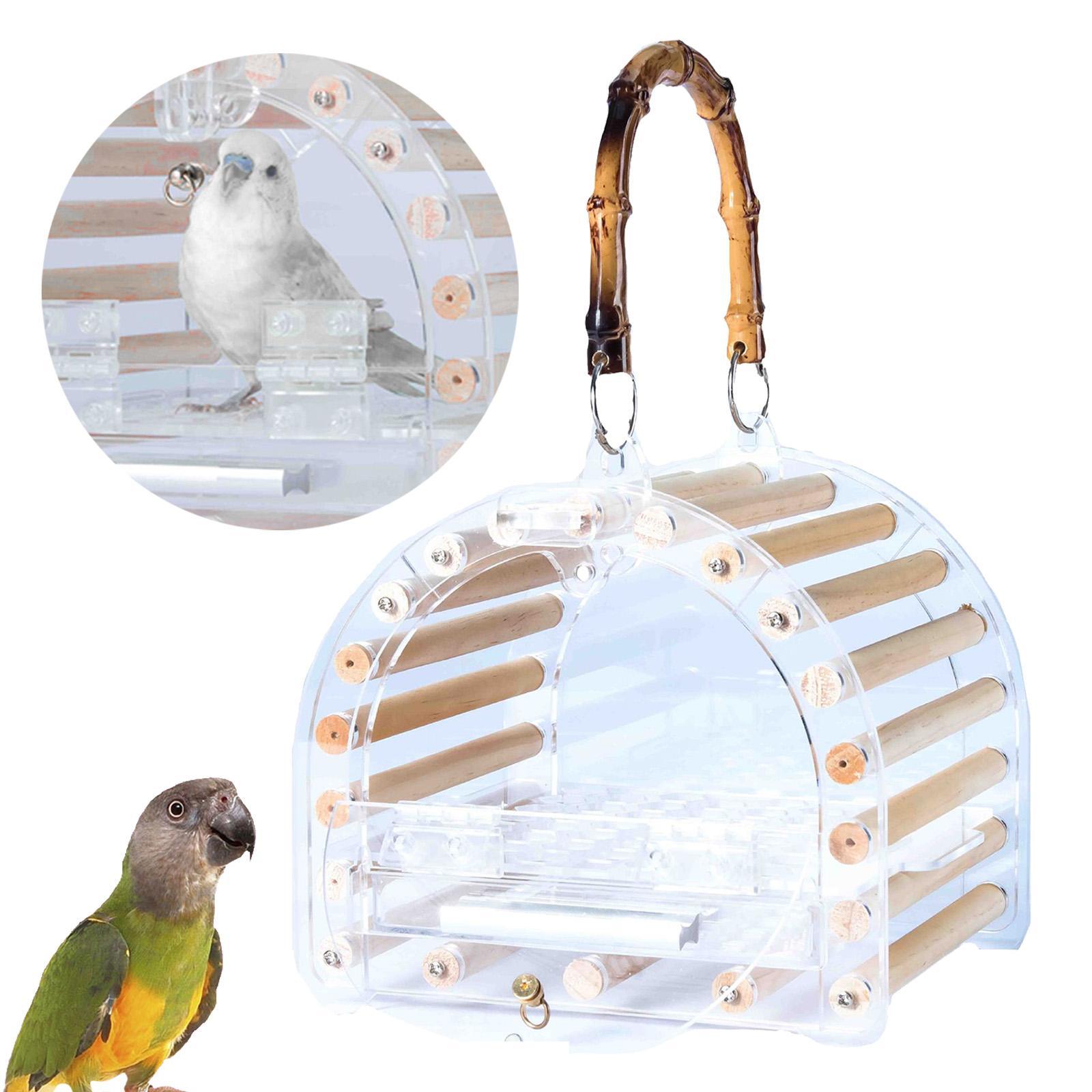 Bird Carrier Cage Pets Carrier Cage Cockatiel for Guinea Pig Finches Conures