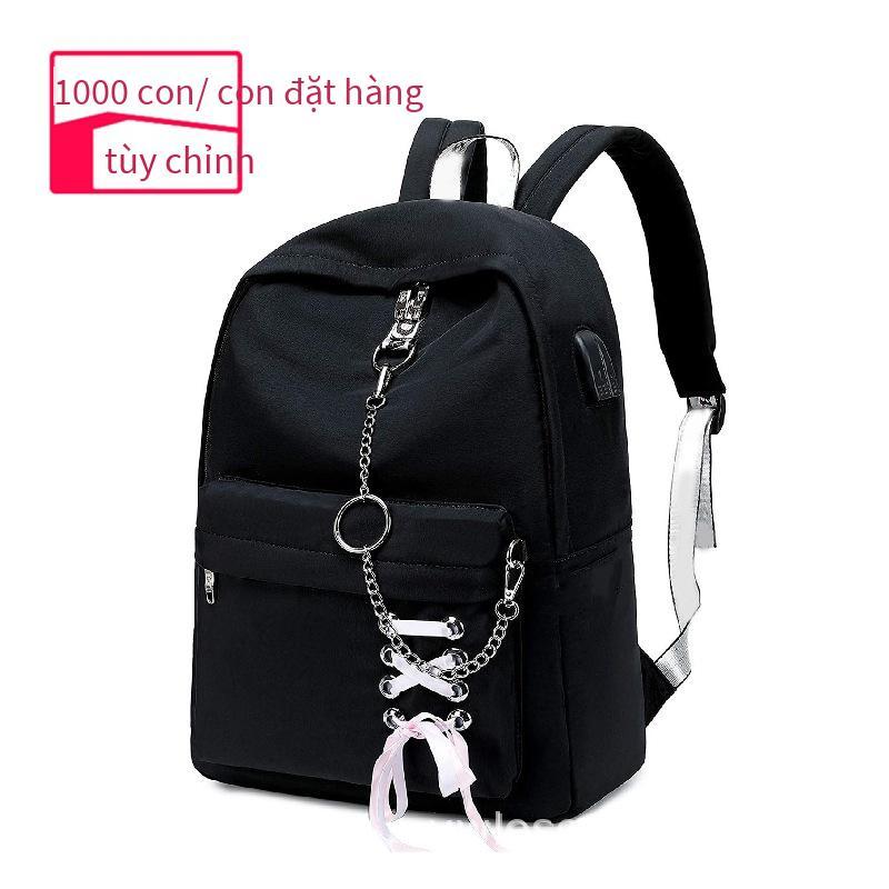 Thuận lợi nhất ba lô tùy chỉnh nữ học sinh trung học cơ sở học sinh trung học học sinh cặp học sinh đại học Hàn Quốc mới ba lô