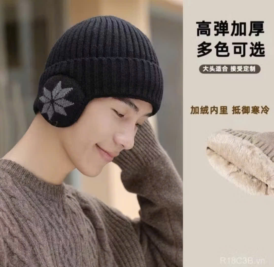 [KoSuyTu] Mũ Lên Trùm Tai QC Nam Nữ Xịn - Thanh Lịch, Gọn Gàng, Ấm, Xịn - Soái Ca Soái Tỷ Luôn Nè