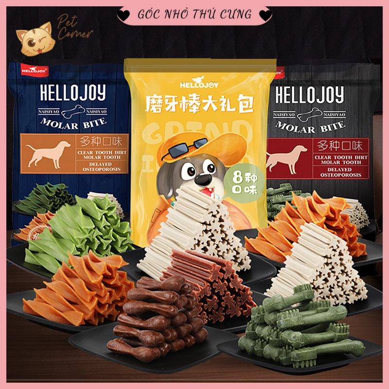 Xương gặm, bánh thưởng Hello Joy cho chó giúp sạch răng, thơm miệng