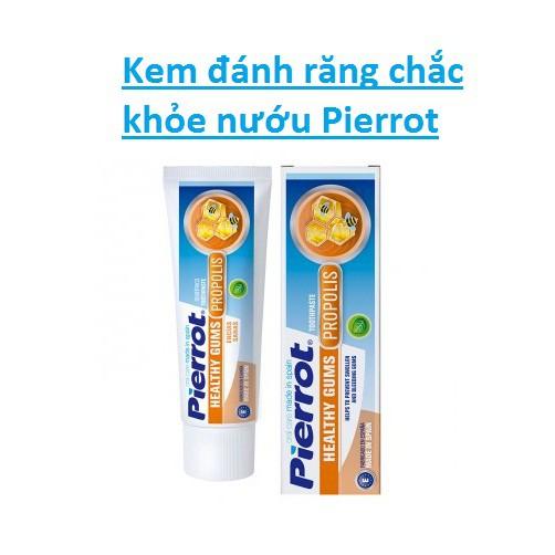 [ Tặng mặt nạ dưỡng da ] Kem đánh răng chắc khỏe nướu Pierrot 75ml