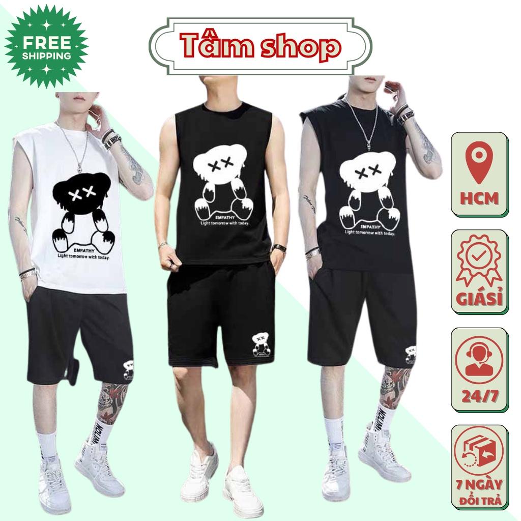 BỘ THỂ THAO NAM NỮ UNISEX PHONG CÁCH COOL NGẦU ĐÁNG YÊU PHÙ HỢP CHO MỌI LỨA TUỔI - SET QUẦN ÁO NAM NỮ MÙA HÈ MẶC MÁT MẺ