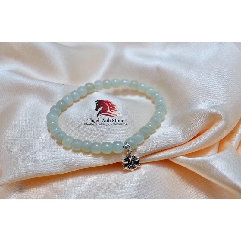 Vòng tay cẩm thach mix charm