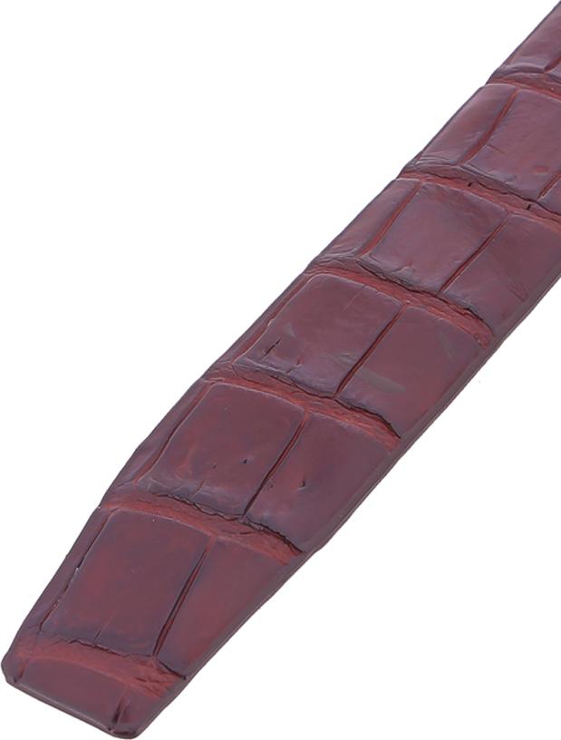 Thắt Lưng Nam Da Cá Sấu Nguyên Con Bụng Bản Lớn Đầu Kim Huy Hoàng HT4758 - Nâu Đất