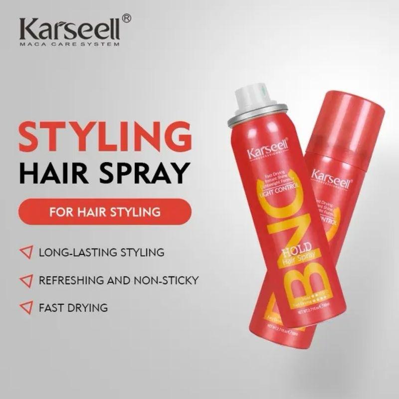 GÔM XỊT TÓC KARSEELL BNC STYLING HAIR SPRAY GIỮ NẾP CỨNG VỪA BỒNG BỀNH