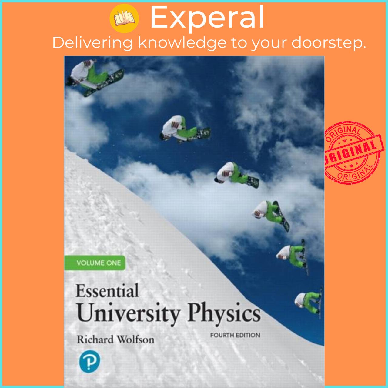 Sách - Essential University Physics, Volume 1 by Richard Wolfson (UK edition, paperback)