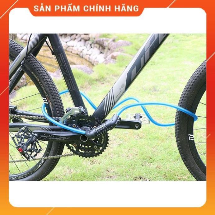 Khóa dây chống trộm bằng cáp thép có mã số cho xe đạp, xe máy, khóa nhỏ gọn, dây dài, an toàn tiện dụng