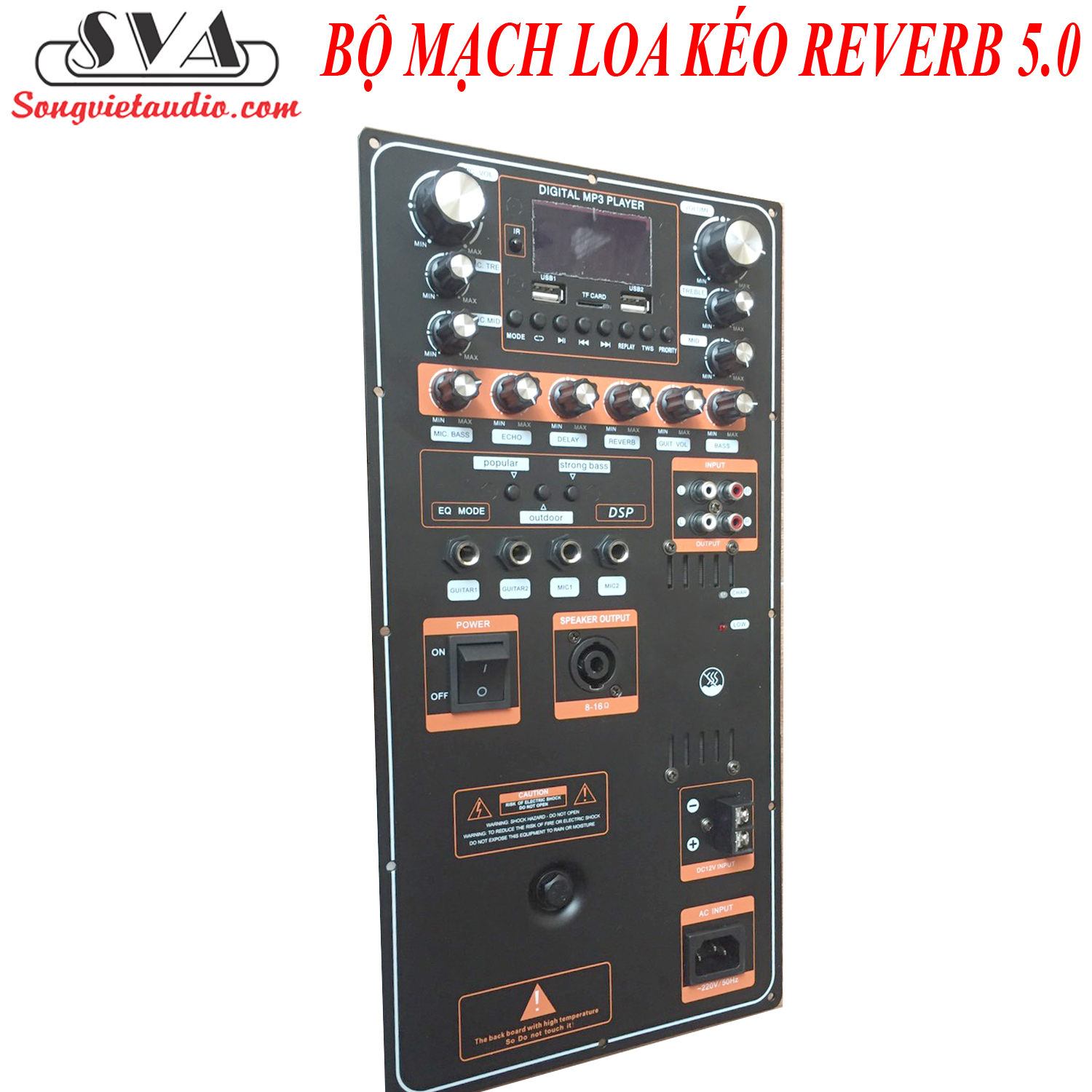 BOARD MẠCH LOA KÉO CÓ REVERB