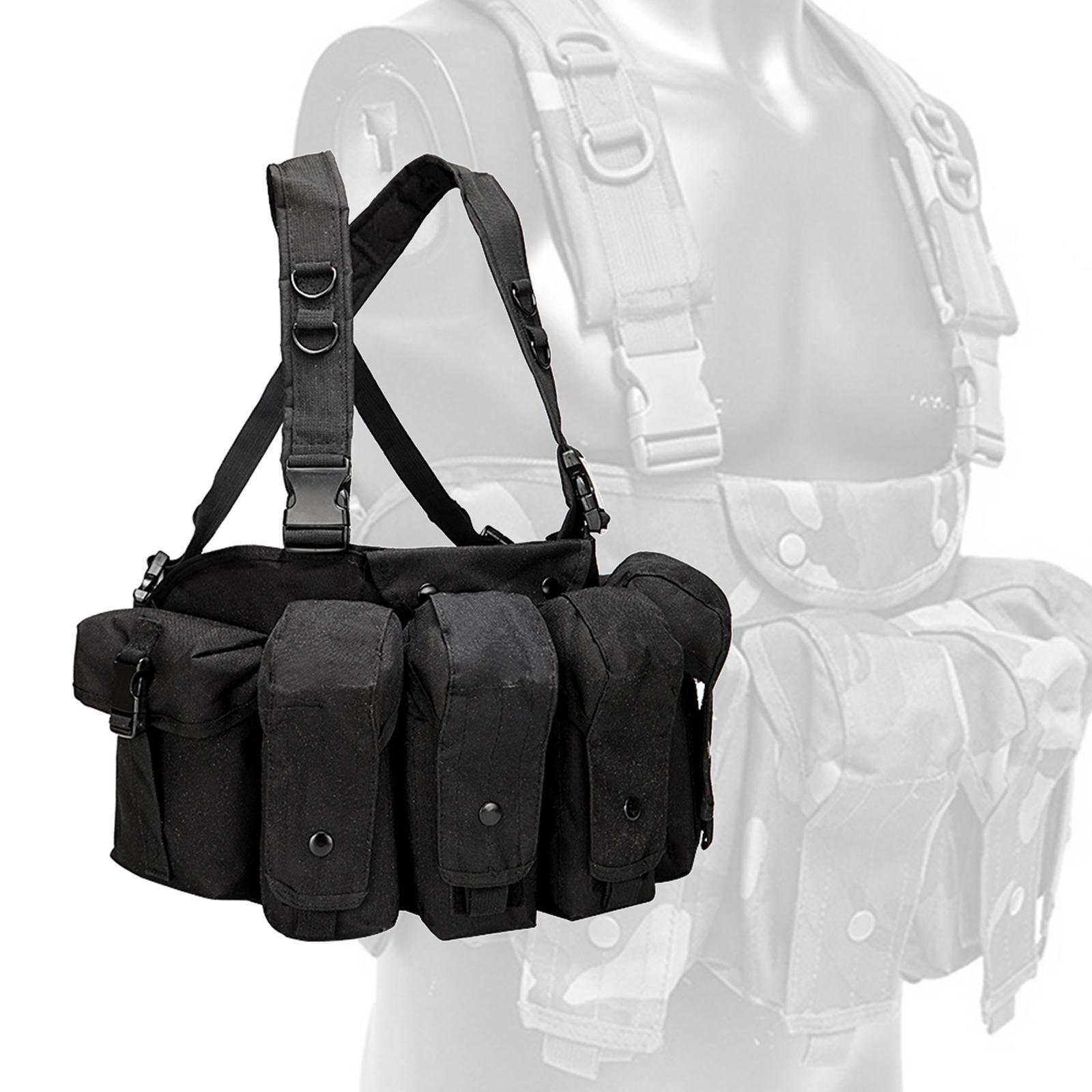 MOLLE Harness Chest Rig Adjustable  Modular Vest