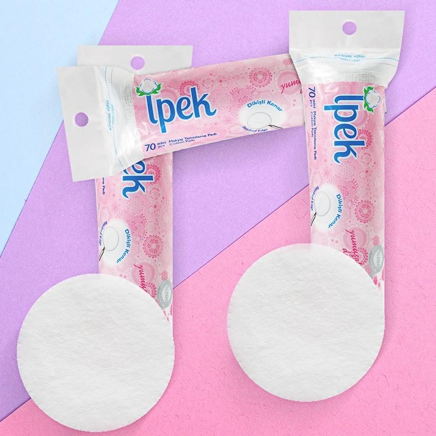 Bông Tẩy Trang IPEK 150 Miếng Thổ Nhĩ Kỳ Công Nghệ Cải Tiến Hỗ Trợ Làm Sạch Và Dưỡng Da Sâu Hơn -- Hàng Chất Lượng KST