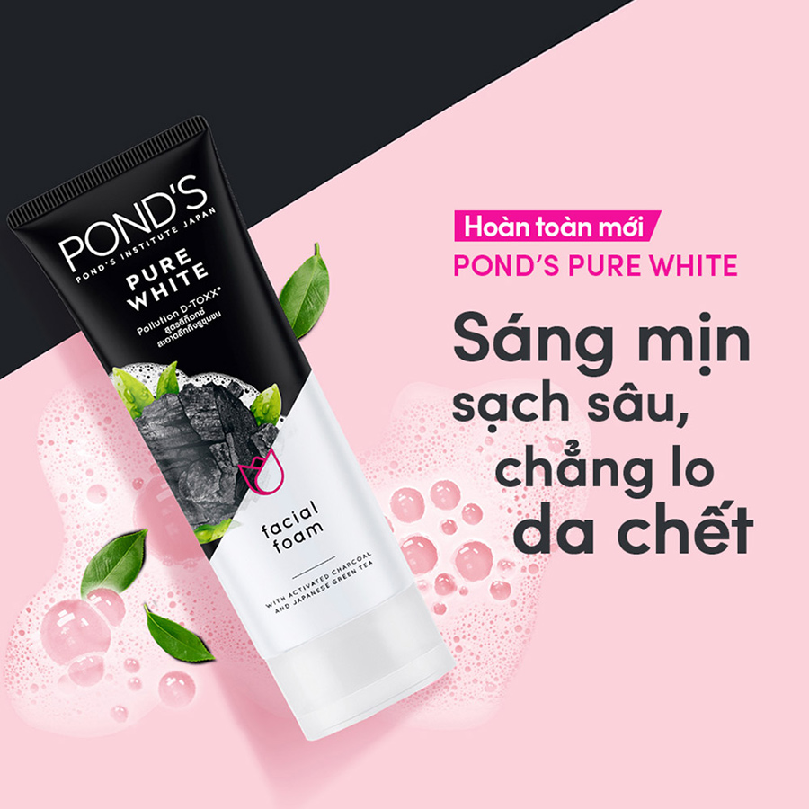 Sữa Rửa Mặt Pond's Trắng Da Tinh Khiết