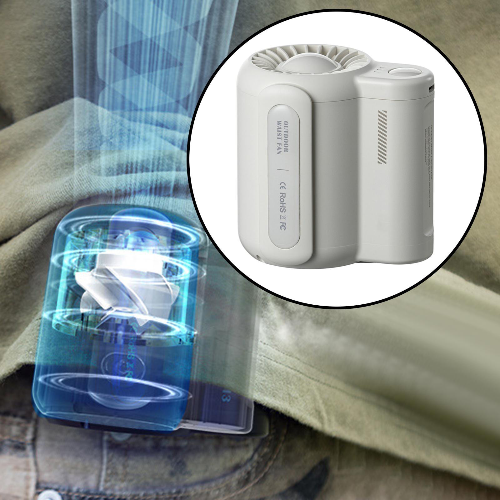 Belt Fan Outdoor Works Sports Mini Adjustable Portable Electric Portable Fan